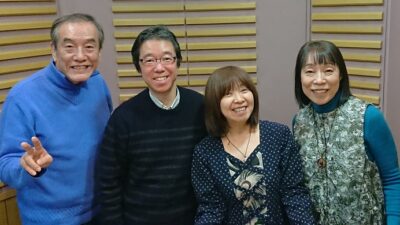 芥川澄夫さん、渡辺雅二さん、イルカ、白鳥英美子さん