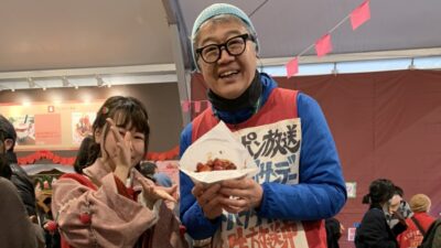 あま〜いイチゴをほおばりに横浜赤レンガ倉庫へ田上が走る!