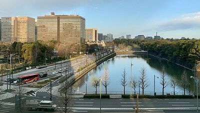 本日の有楽町、朝6時半の時点でのニッポン放送からの眺めです。