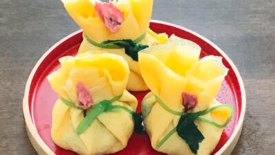 糖業協会プレゼンツめっちゃええレシピ～中川家と食卓～『茶巾寿司』