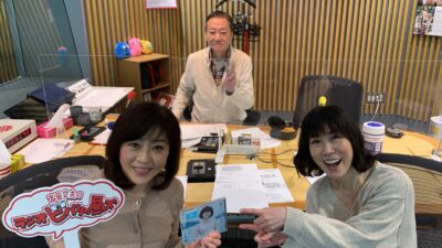 高田先生と絶妙な呼吸？　いやズレてる？　水森かおりさん登場!!