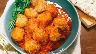 糖業協会プレゼンツめっちゃええレシピ～中川家と食卓～『万能ミートボール』