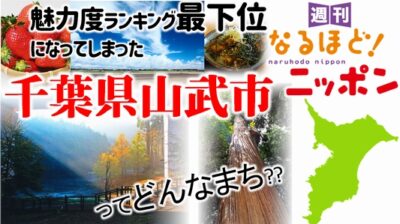魅力度ランキング最下位になってしまった千葉県山武市ってどんなまち??