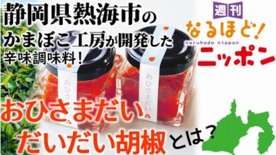 静岡県熱海市のかまぼこ工房が開発した辛味調味料！『おひさまだい だいだい胡椒』とは？