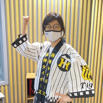 有働由美子、プロ野球開幕の日は阪神の法被姿