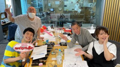 ダンボールと木琴を持ってスタジオ入り！　もう中学生さん登場！　頭の回転の速さに高田センセもビックリ！