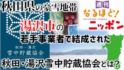 秋田県の豪雪地帯！湯沢市の若手事業者で結成された『秋田・湯沢雪中貯蔵協会』とは？