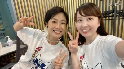 開会式当日、おそろいのTシャツで♪