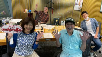 虎党親子見参!!　ダンカンさんと虎太郎さん登場!!