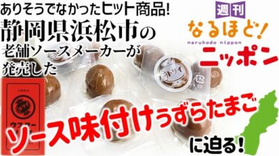 ありそうでなかったヒット商品！静岡県浜松市の老舗ソースメーカーが発売した『ソース味付けうずらたまご』に迫る！