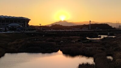 ダイヤモンド富士!!!