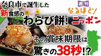 奈良市で誕生した新食感のわらび餅！　その賞味期限は驚きの38秒!?