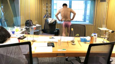 【タニタのコーナー】毎週恒例の体重測定！