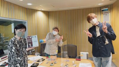 名曲カバー、スタジオ生歌唱も！　海蔵亮太さん！