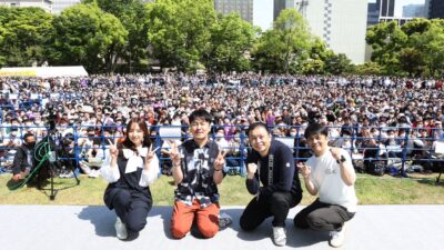 日比谷公園から公開生放送！
