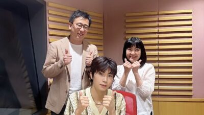 WOOYOUNGさん、達者な日本語で「やってよ！」とリスナーさんにエール^^
