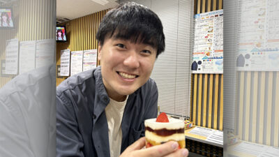 新内さんから絶品スイーツの差し入れ！