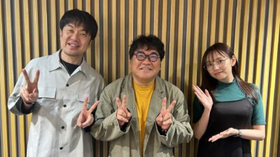 カンニング竹山さん＆ビッシャビシャカラスさん生登場！