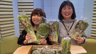 茨城の葉物野菜でシャキーン