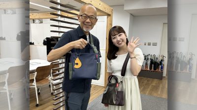 ONAIRバッグを持って…