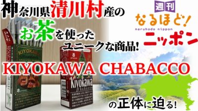 神奈川県清川村産のお茶を使ったユニークな商品！　KIYOKAWA CHABACCOの正体に迫る！