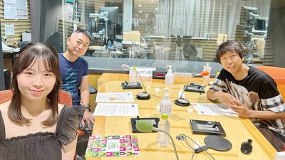 10月28日のゲストは、大分高専足踏みミシンボランティア部 岩本光弘先生と高野日彩部長でした