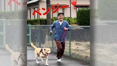 ラブちゃんと散歩🚶🐕
