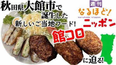 秋田県大館市で誕生した新しいご当地フード！『館コロ』に迫る！