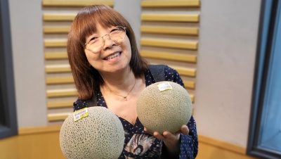 茨城のメロンで 今年もメロメロパンチ🍈