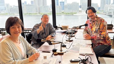 「豊洲千客万来」の「東京豊洲万葉倶楽部」から生放送！