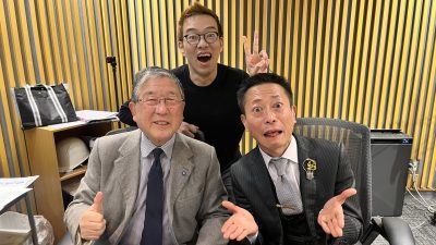 新年最初のゲスト漫才コンビ・ロケット団登場！