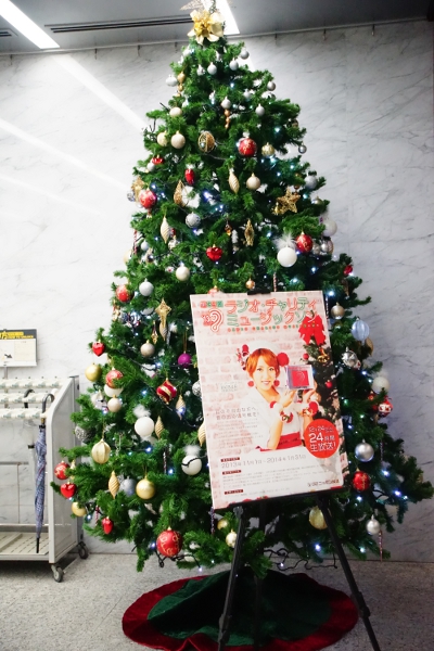 LF玄関前クリスマスツリー